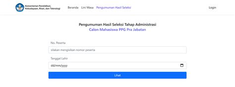 Jadwal Seleksi Akademik Dan Pelaksanaan Ppg Prajabatan Tahun