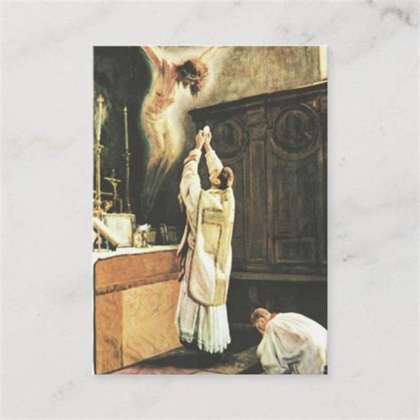 Daily Prayer For Priests By St Therese Holy Card Zazzle