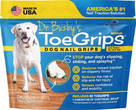 Dr Buzbys Medium Toegrips For Dogsinstant Traction On