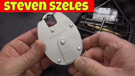 1369 Securit 6 Lever Padlock Picked Open Bosnianbills Locklab