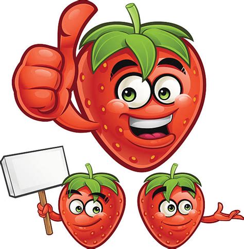 51500 Cartoon Strawberry Stock Illustrations Royalty Free Vector