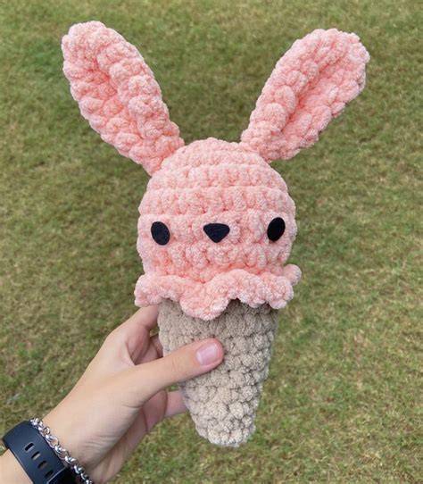 Free Ice Cream Bunny Crochet Pattern Ribblr