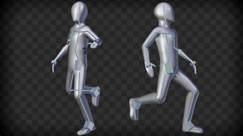 Artstation Basic Rigged 3d Character Blender Resources