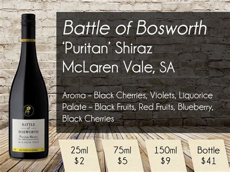 Battle Of Bosworth Wine And Food Festival Australian Wine Wine