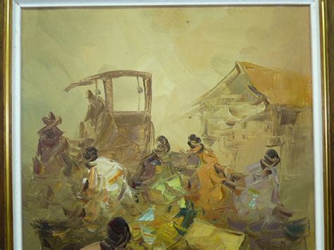 Alfredo Buenaventura Vintage Filipino Oil Painting Philippine Etsy