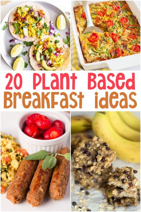 20 Yummy Plant Based Breakfast Ideas Glue Sticks And Gumdrops