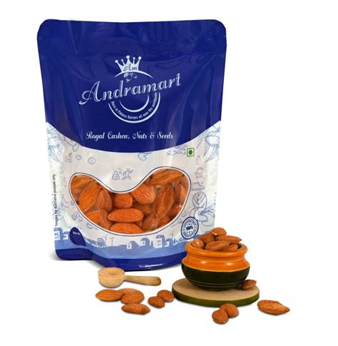 AM Premium Almond Nuts 500 Gm Taste Sweet Shelf Life 1year At Rs