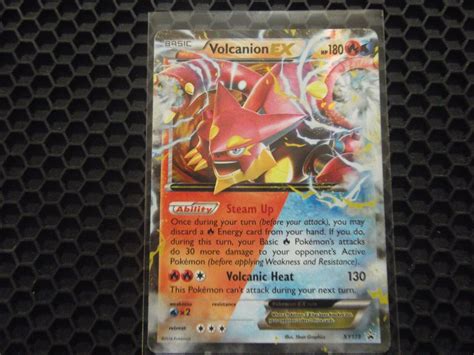 Volcanion Ex Xy Black Star Promo Holo Pokemon Card Lp Values Mavin