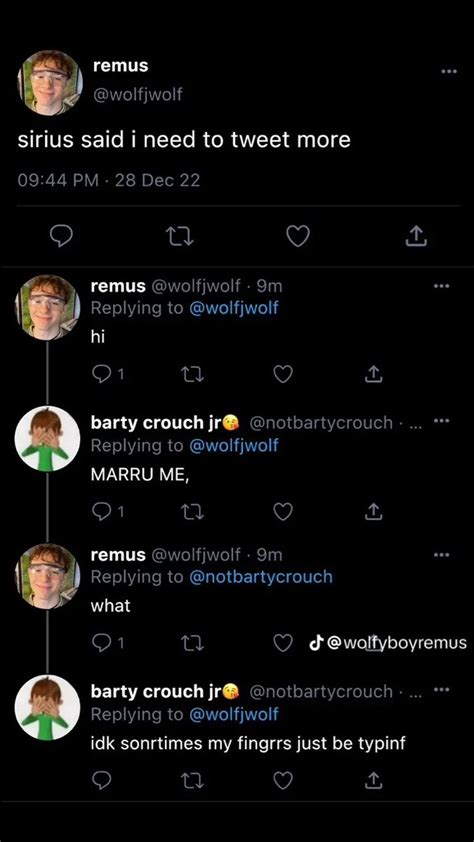 Marauders Era Tweets Wolfyboyremus On Tiktok The Marauders Harry