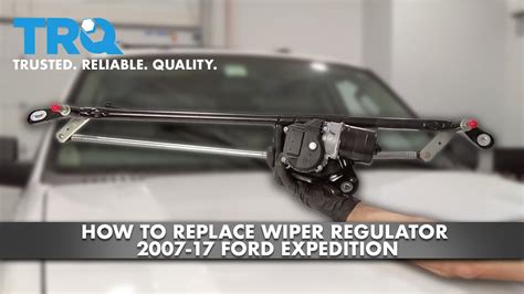 How To Replace Wiper Regulator 2007 17 Ford Expedition Youtube