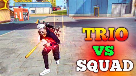 Trio Vs Squad Free Fire 🔥 Op Booyha 15 Kill Garena Free Fire