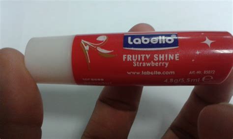 - New Labello Fruity Shine in Strawberry Review - Beauty Bulletin ...