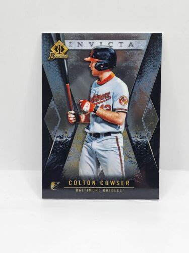 2021 Bowman Chrome Draft Colton Cowser Invicta Rookie Insert Card