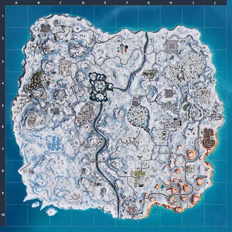 The Entire Fortnite Map Is Covered In Snow Epic Games Have Updated The