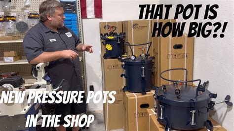 No Set Up Resin Casting Pressure Pots In Three Sizes YouTube