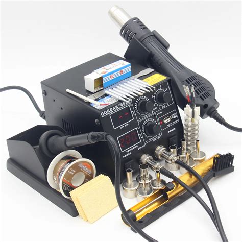 220V 500W Soldering Station GORDAK 868D 2 In 1 SMD Rework Station Hot