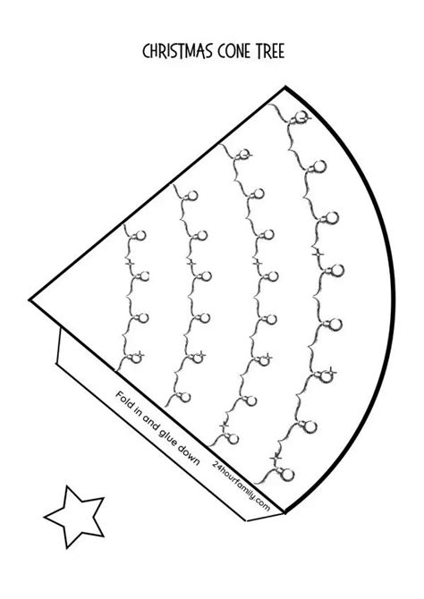 DIY 3D Christmas Tree Template Printable Christmas Tree Template