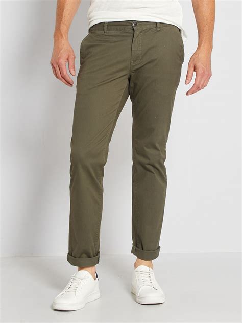 Chino Regular L32 Kaki Kiabi 15 00