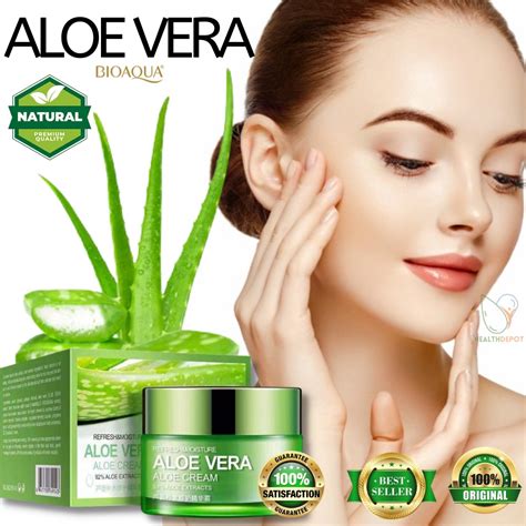 BIOAQUA Aloe Vera Cream Original Moisturizing Soothing Gel Natural Aloe