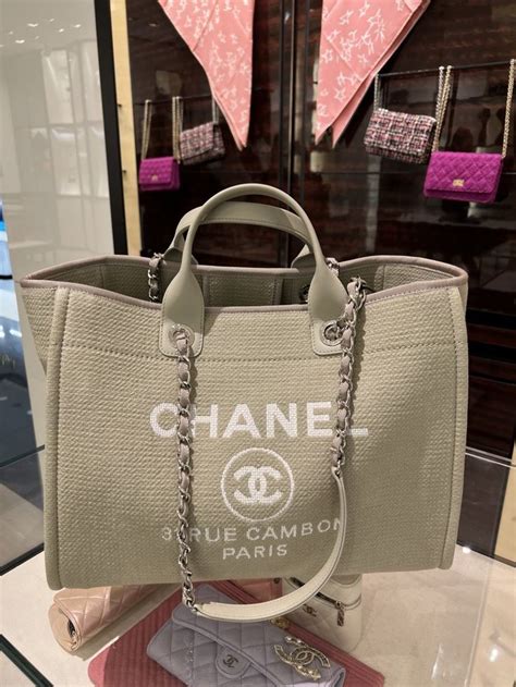 CHANEL DEAUVILLE 2022 Cruise Totes In 2022 Chanel Deauville Tote