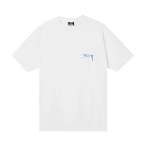 StÜssy Statue Pigment Dyed Tee Natural White Editorialist