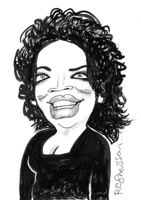 Oprah Winfrey Caricatures About Faces Entertainment