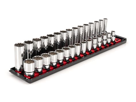 30 Piece 1 2 Inch Drive 12 Point Socket Set 1024 Mm TEKTON