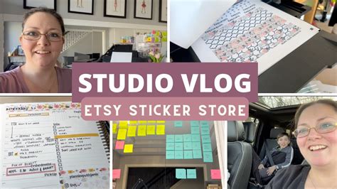 Day In The Life Of An Etsy Shop Owner Etsy Sticker Store Day In The