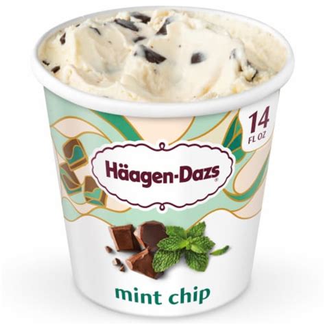 Haagen Dazs® Mint Chocolate Chip Ice Cream Pint 14 Fl Oz Fry’s Food Stores