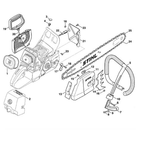 Visual Diagram Of Stihl 039 Parts For Easy Repair And Replacement