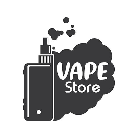 Logotipo De Vapor O Vape Vector Premium