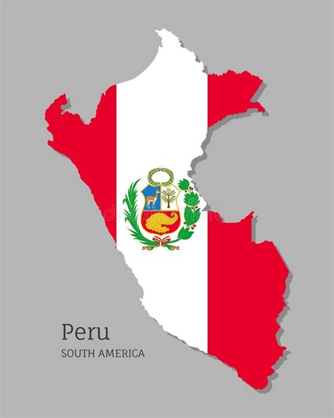 Mapa De Peru Ilustracion Del Vector Ilustracion De Territorio