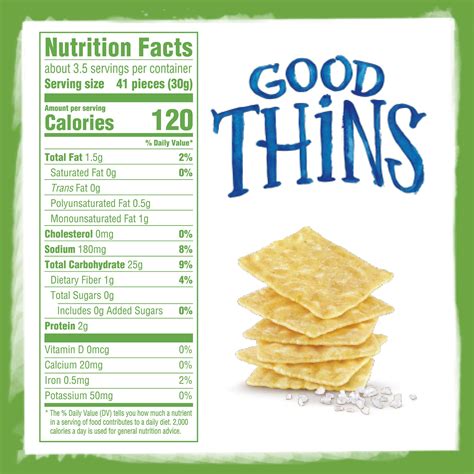 Good Thins Gluten Free Corn & Rice Crackers:120cals for 41 crackers ...