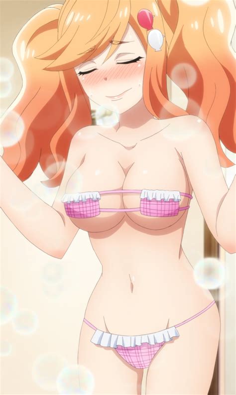 Rule 34 Bikini Blush Female Female Only Official Art Orange Hair Saki