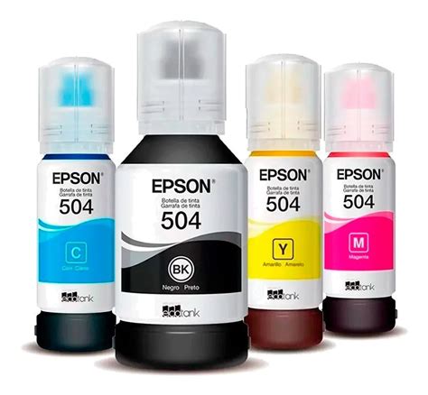 Tinta Impressora Ecotank Epson L4260 T504 Amarela Original MercadoLivre