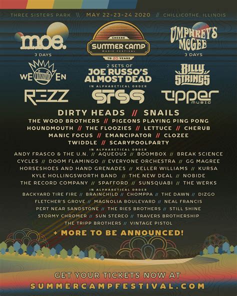 BoomBox added to 2020 Summer Camp Music Festival Lineup! – BoomBox