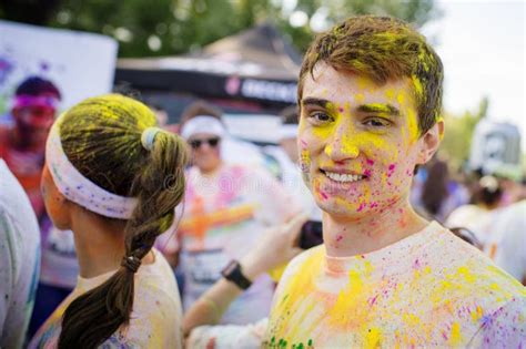 The Color Run Bucharesthappiest 5k On The Planet Editorial Photo Image Of 10000 Clothes