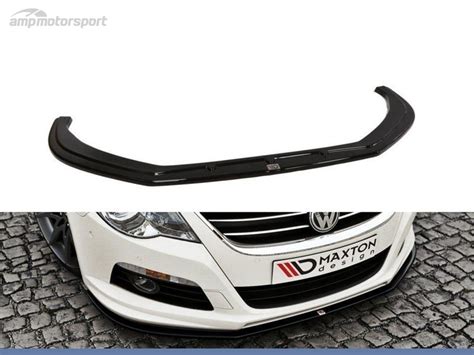 Spoiler Lip Dianteiro Descontinuado Vw Passat Cc Preto Brilhante