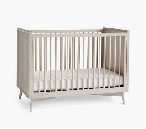 West Elm X Pbk Mid Century Convertible Baby Crib Cribs Baby Cribs