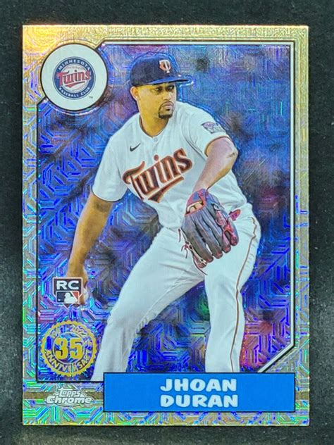 Topps Update Jhoan Duran Rc Silver Pack Sp Chrome T C Twins