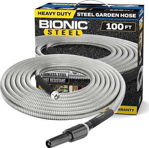 Bionic Steel Metal Garden Hose Ft Rust Proof Stainless Steel