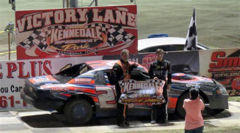 Jerrett Bransom Beats Westin Abbey For His First Imca Stock Car Feature