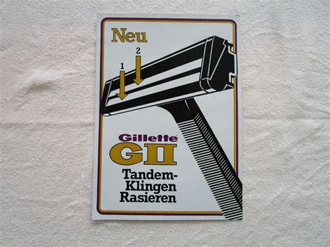 Aufkleber Von Gillette Werbung Reklame Kaufen Auf Ricardo