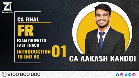 Introduction To Ind As Ca Final Fr Exam Oriented Fast Track Batch