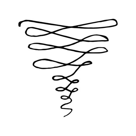 Premium Vector Tangled Abstract Scribble With Hand Drawn Line Doodle