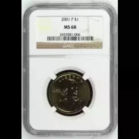 2001 Sacagawea Dollar NGC MS 68 Old Pueblo Coin