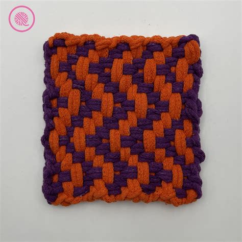 How To Weave A Zig Zag Twill Potholder GoodKnit Kisses