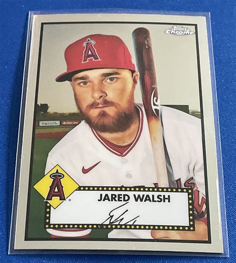 2021 Topps Chrome Platinum Anniversary 258 Jared Walsh Los Angeles