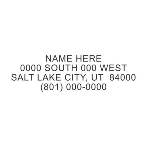 AD002 - Self-inking Address Stamp - Winmark Stamp & Sign - Stamps and Signs