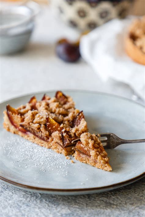 Vollkorn Pflaumenkuchen Mit Streuseln